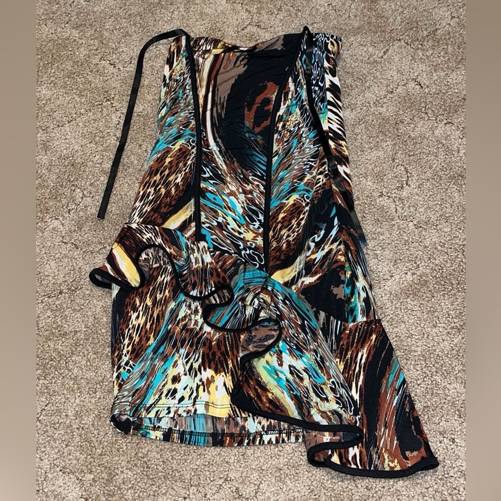 🌞 EUC Symphony Animal Print Mini Dress 👗